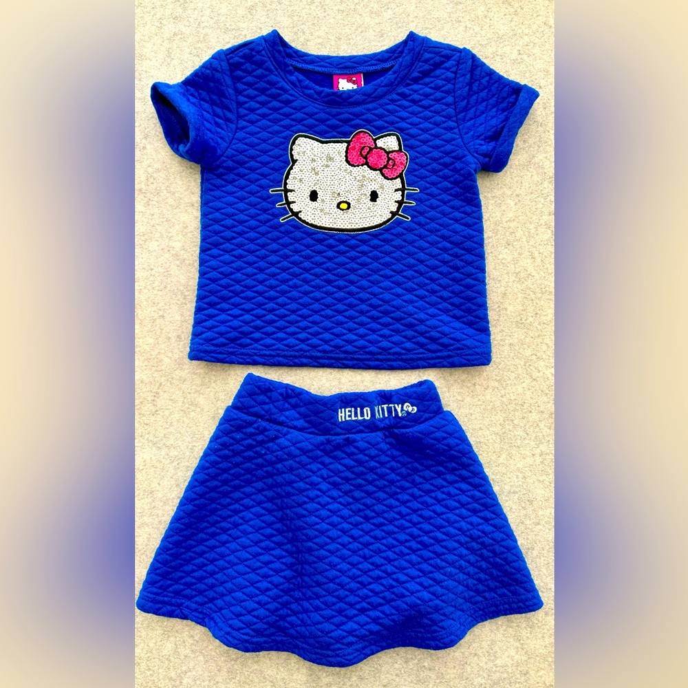 Hello Kitty Sequin Top & Skirt Size 4